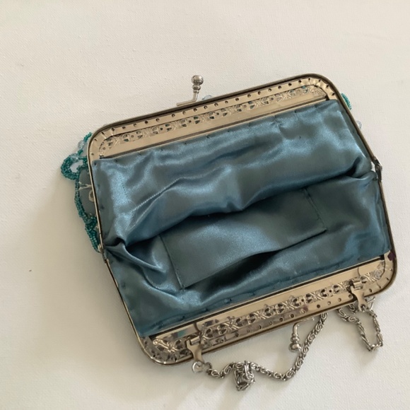 Sz 14P Tiered Ruffle Chiffon Dress Smoky Grey - Picture 12 of 12